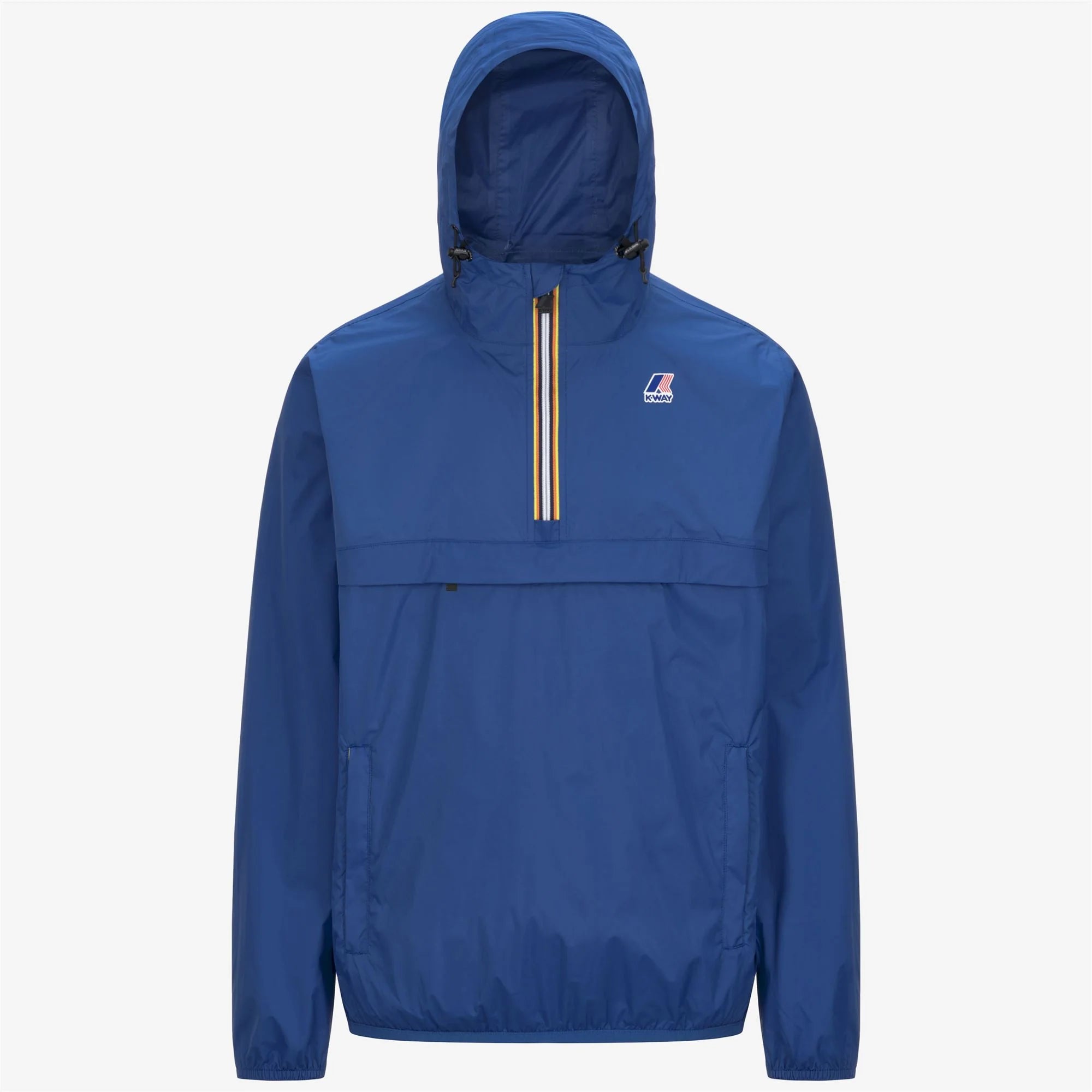 Le Vrai 4.0 Leon - Unisex Packable Quarter Zip Rain Jacket in Blue Royal Marine