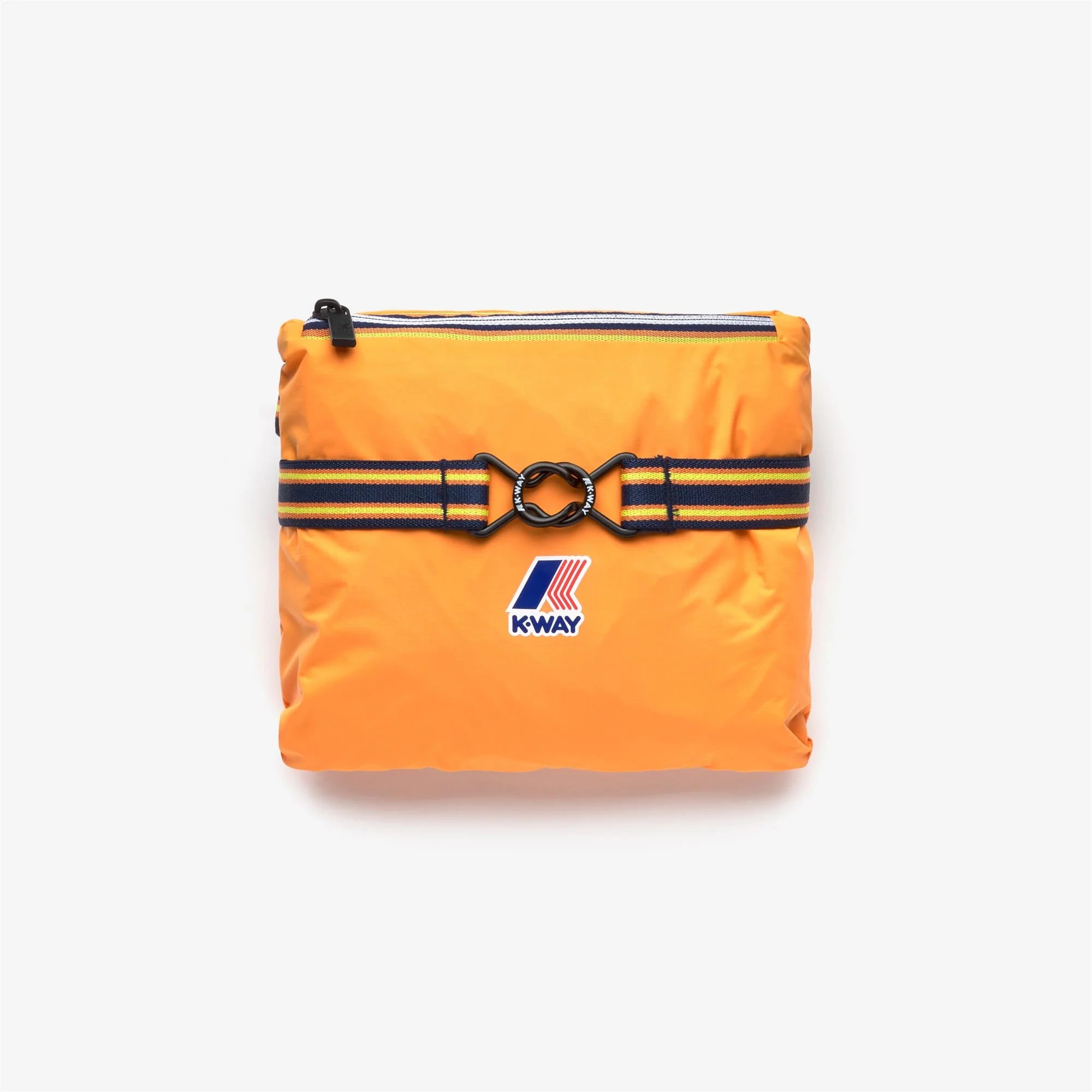 Le Vrai 4.0 Claude - Unisex Packable Full Zip Waterproof  Rain Jacket in Orange