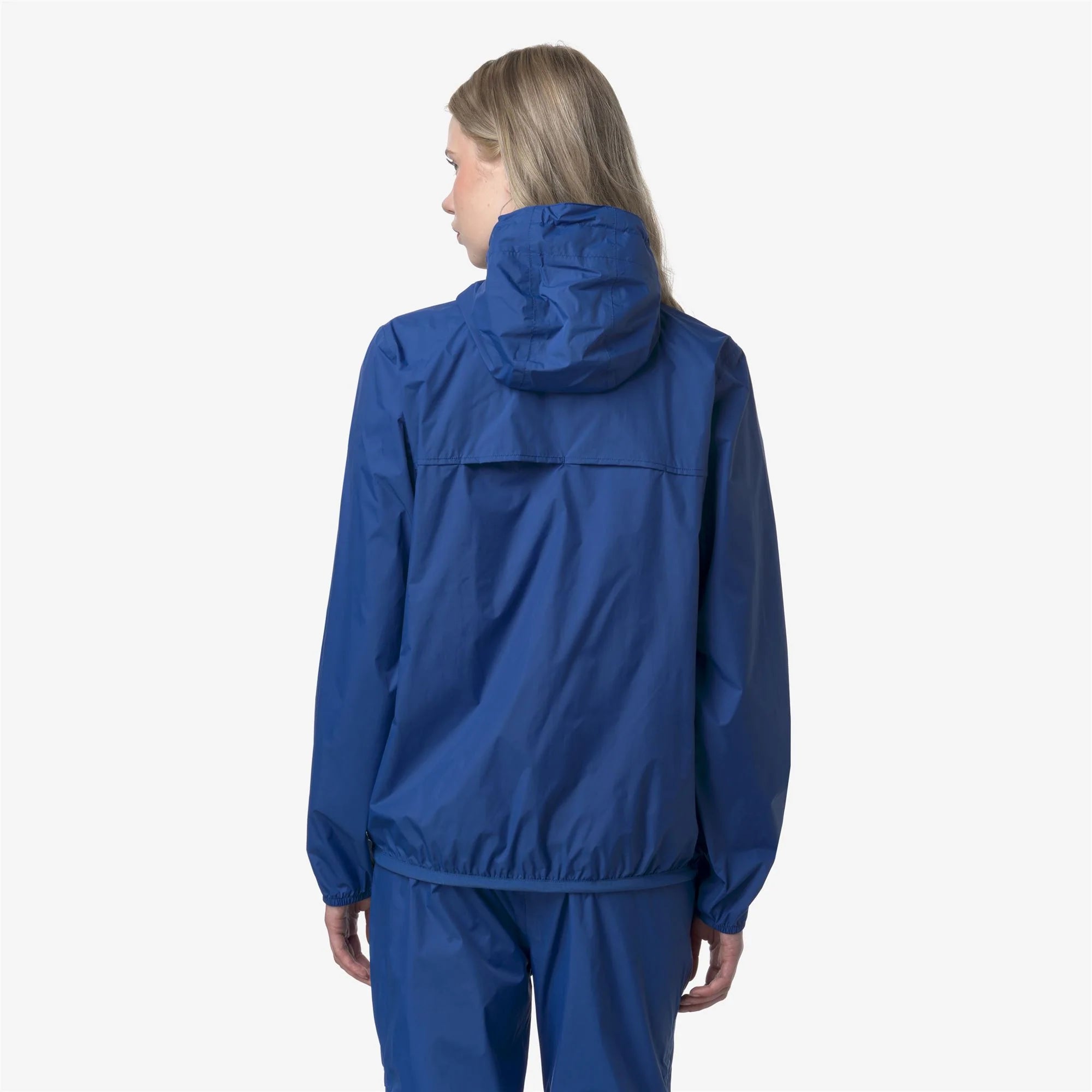 Le Vrai 4.0 Leon - Unisex Packable Quarter Zip Rain Jacket in Blue Royal Marine