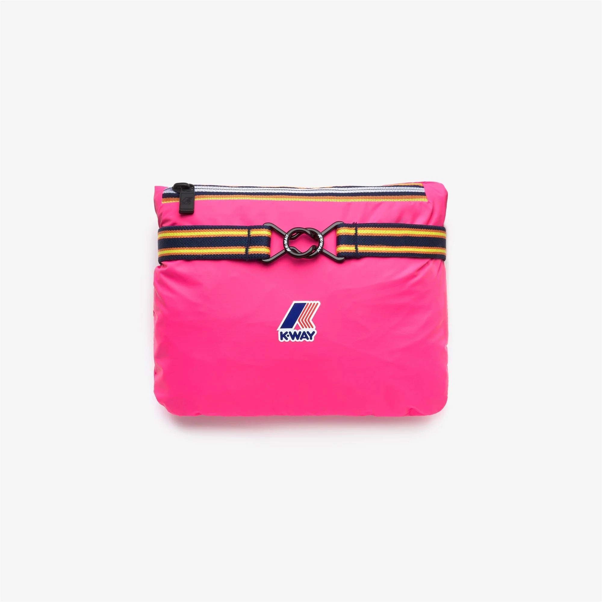 Le Vrai 4.0 Claude - Unisex Packable Full Zip Waterproof  Rain Jacket in Pink Intense