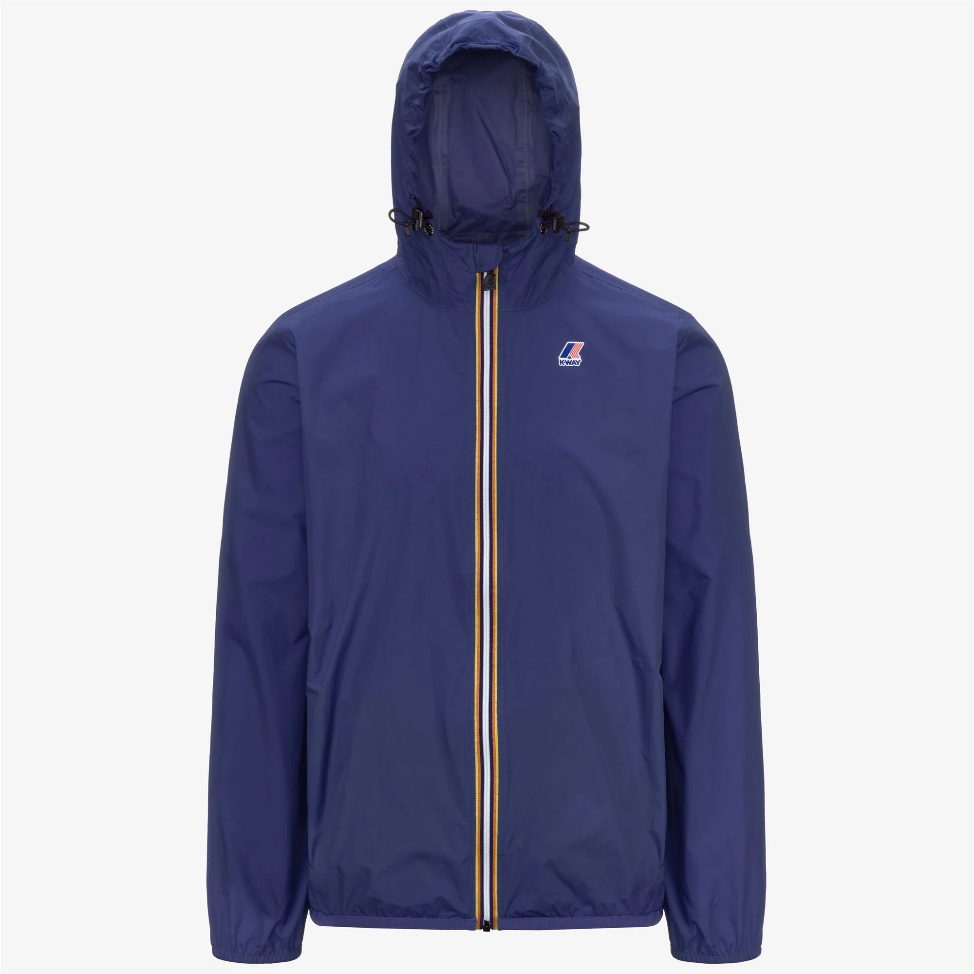 Le Vrai 4.0 Claude - Unisex Packable Full Zip Waterproof  Rain Jacket in Blue Deep Cobalt