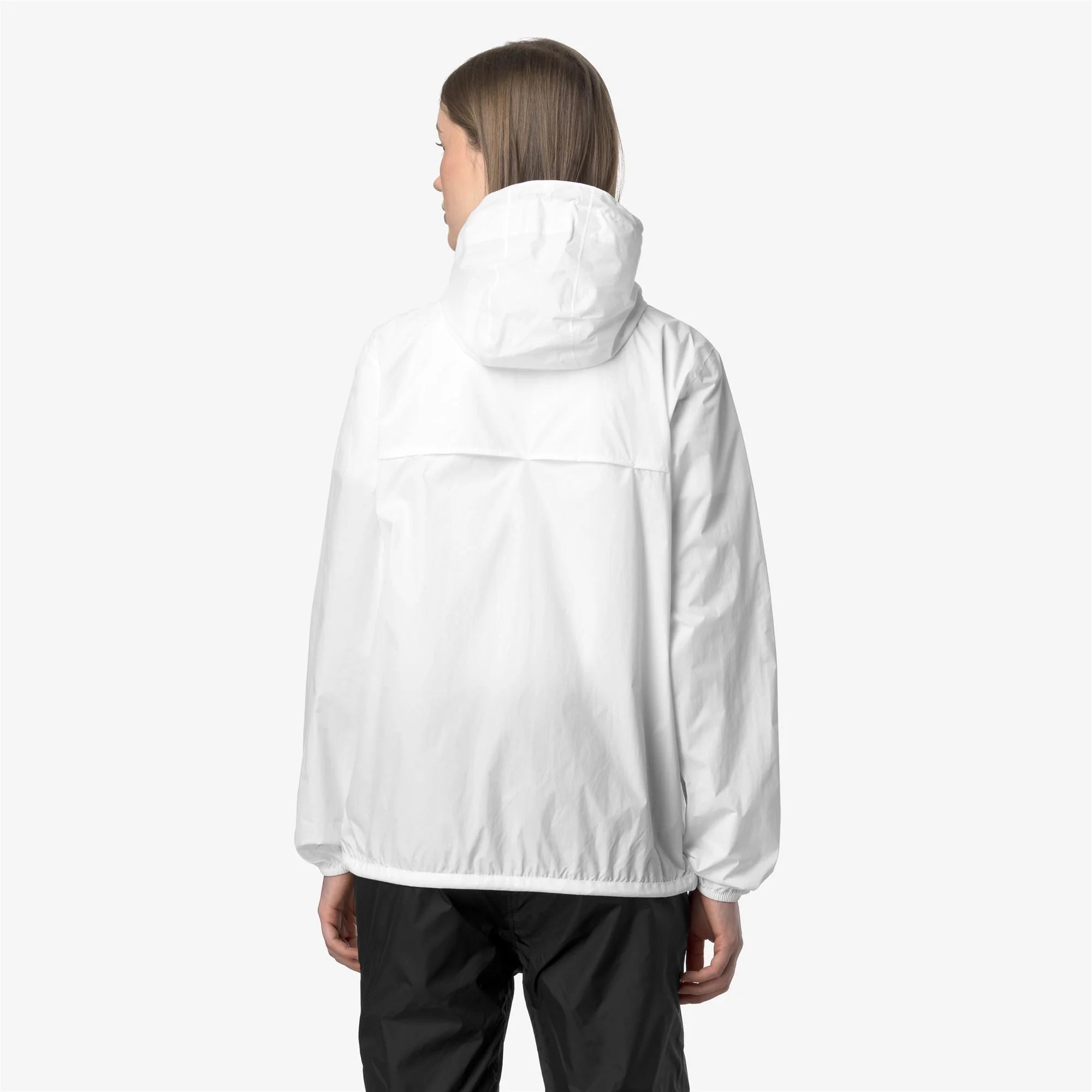 Le Vrai 4.0 Claude - Unisex Packable Full Zip Waterproof  Rain Jacket in White