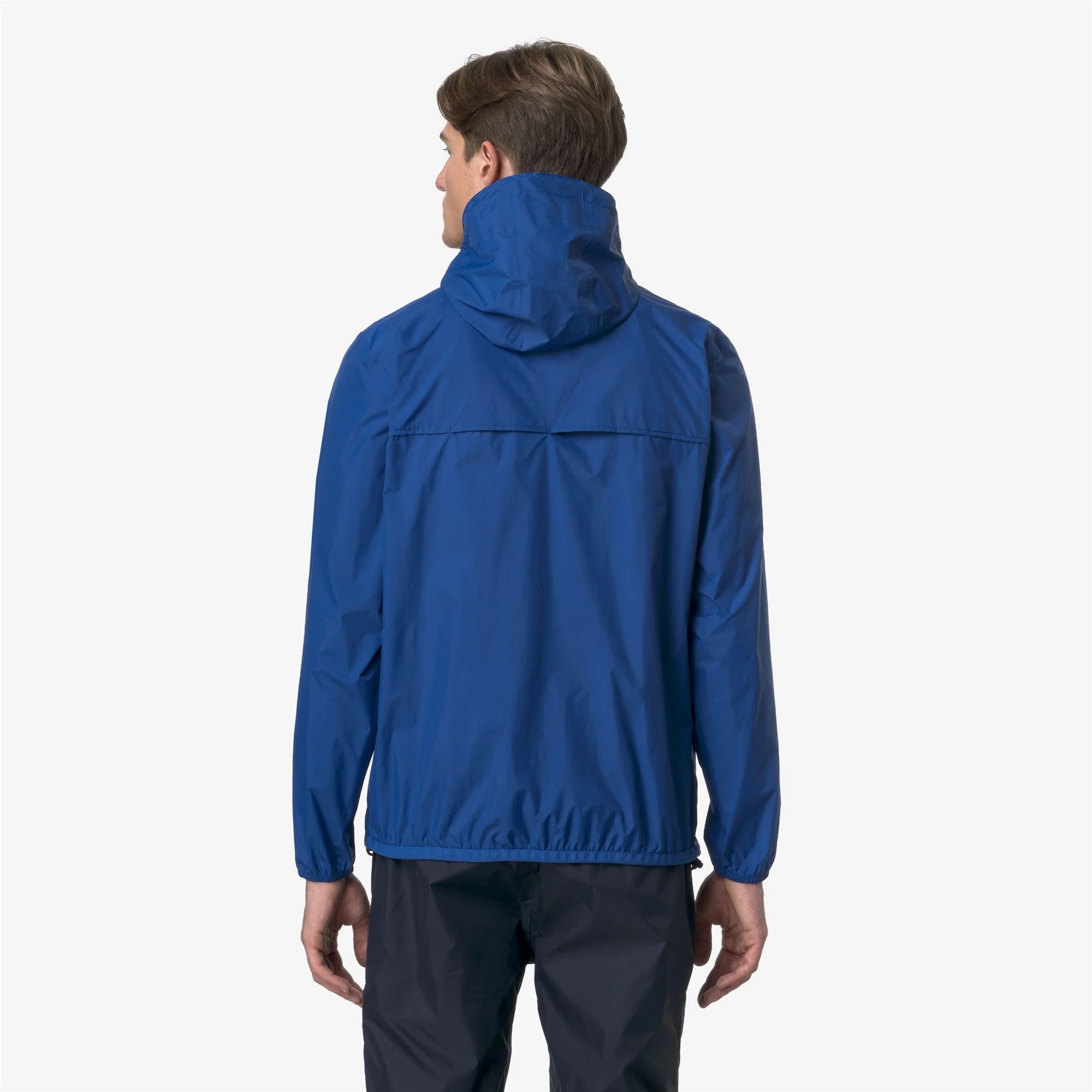 Le Vrai 4.0 Claude - Unisex Packable Full Zip Waterproof  Rain Jacket in Blue Royal Marine