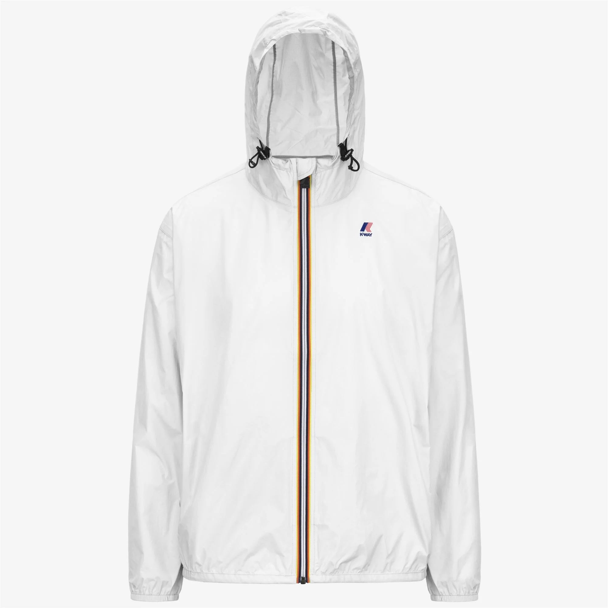 Le Vrai 4.0 Claude - Unisex Packable Full Zip Waterproof  Rain Jacket in White