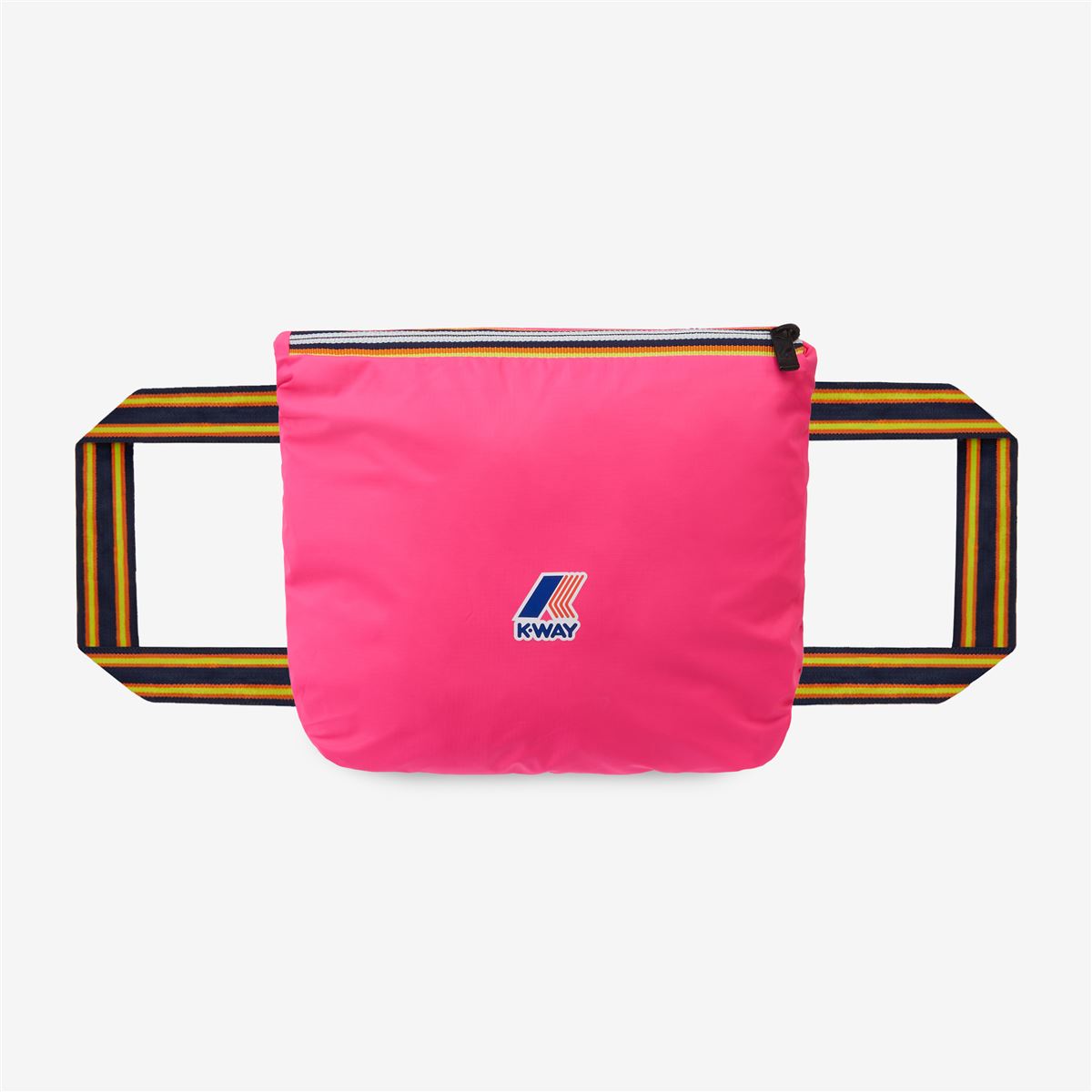 Eiffel - Veste de pluie longue pliable imperméable unisexe en rose intense