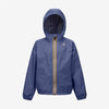 Claude - Kids Packable Full Zip Waterproof Rain Jacket in Blue Indigo