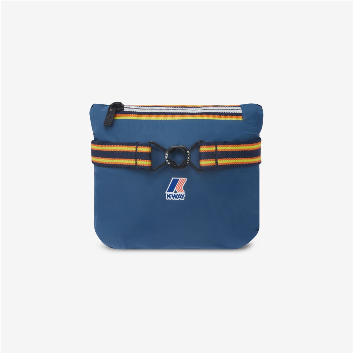 Claude - Veste de pluie pliable à fermeture éclair intégrale pour enfants en bleu profond