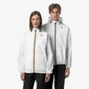 Le Vrai 4.0 Claude - Unisex Packable Full Zip Waterproof Rain Jacket in White