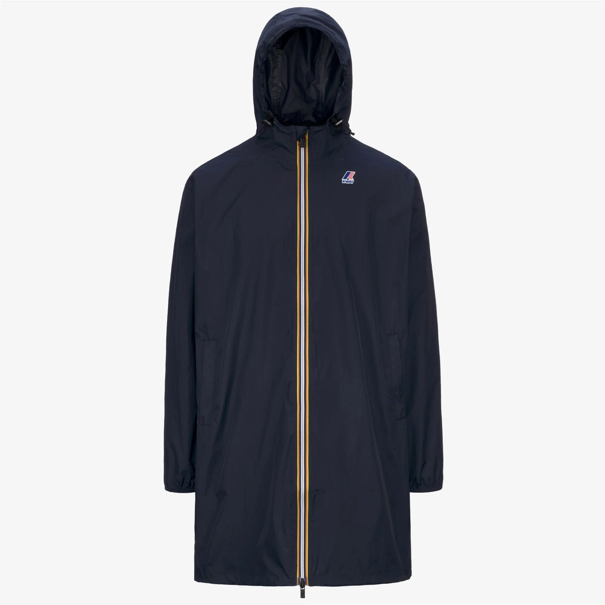 Le Vrai 4.0 Eiffel East - Unisex Waterproof Packable Long Rain Jacket in Blue Depht