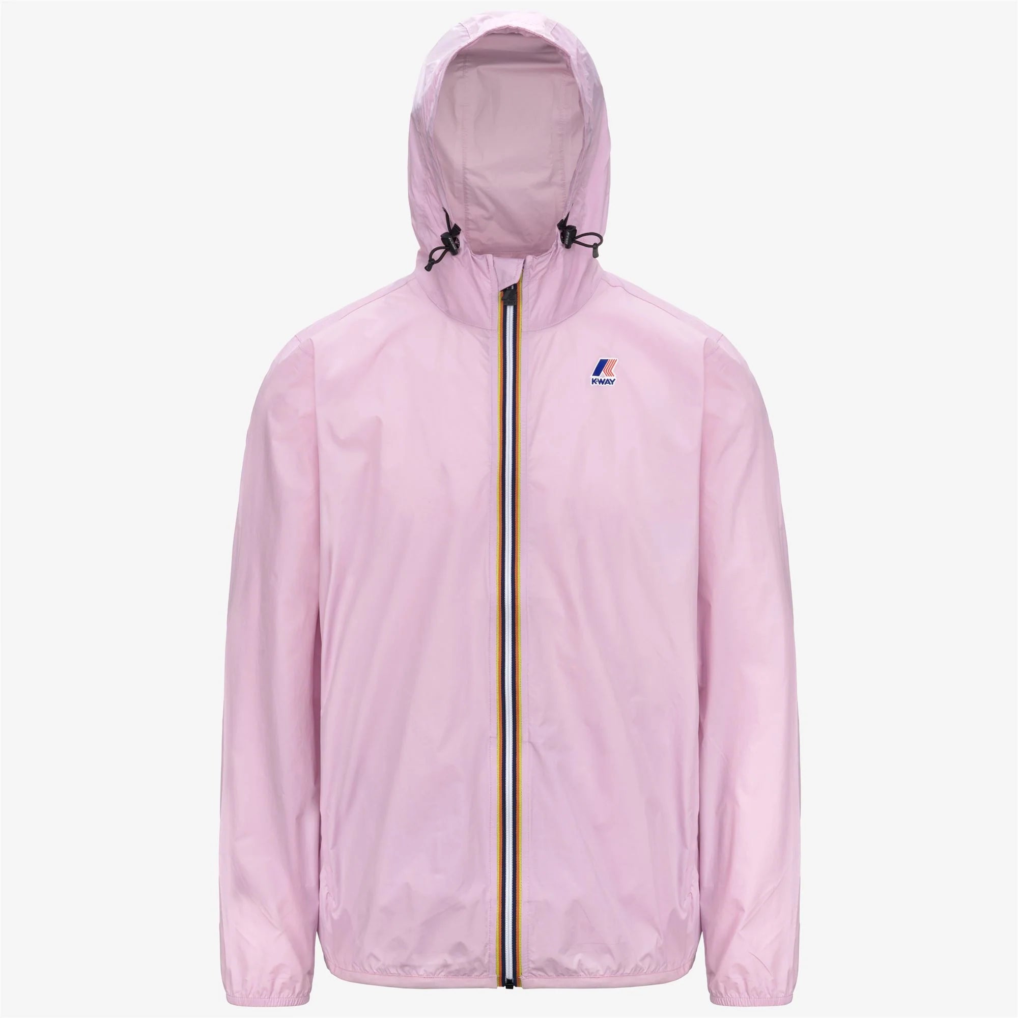 Le Vrai 4.0 Claude - Unisex Packable Full Zip Waterproof  Rain Jacket in Pink Lavender
