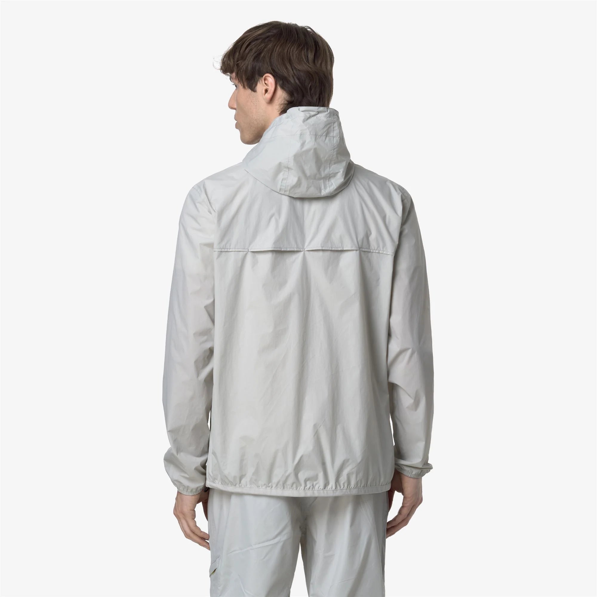 Le Vrai 4.0 Claude - Unisex Packable Full Zip Waterproof  Rain Jacket in Beige Lt