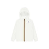 Claude - Veste de pluie pliable entièrement zippée pour enfants en blanc