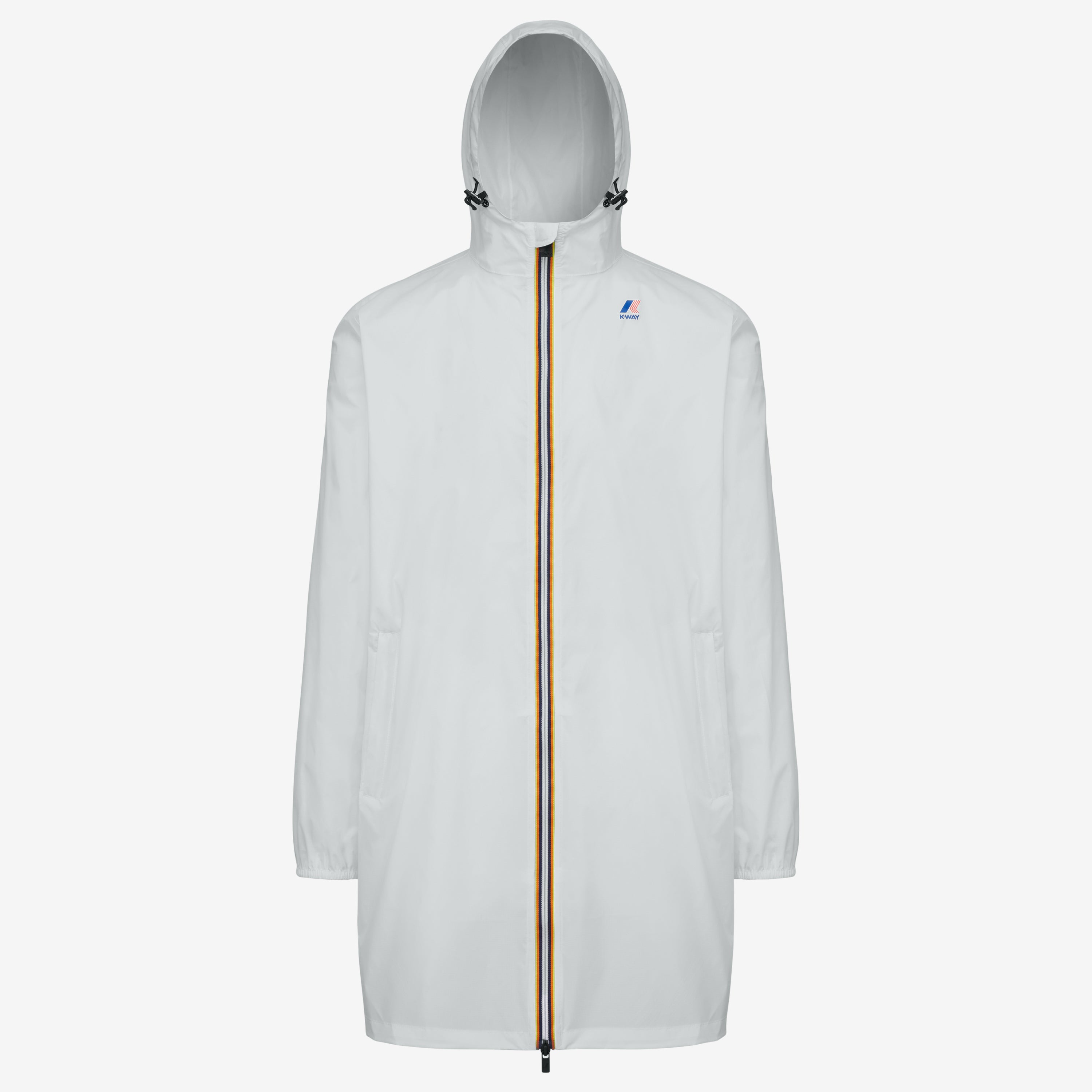 Eiffel - Veste de pluie longue pliable imperméable unisexe en gris clair