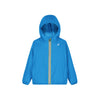 Claude - Veste de Pluie Zippée Complète pour Enfants en Turquoise Dk