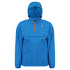 Leon - Packable Quarter Zip Rain Jacket in Turquoise Dk