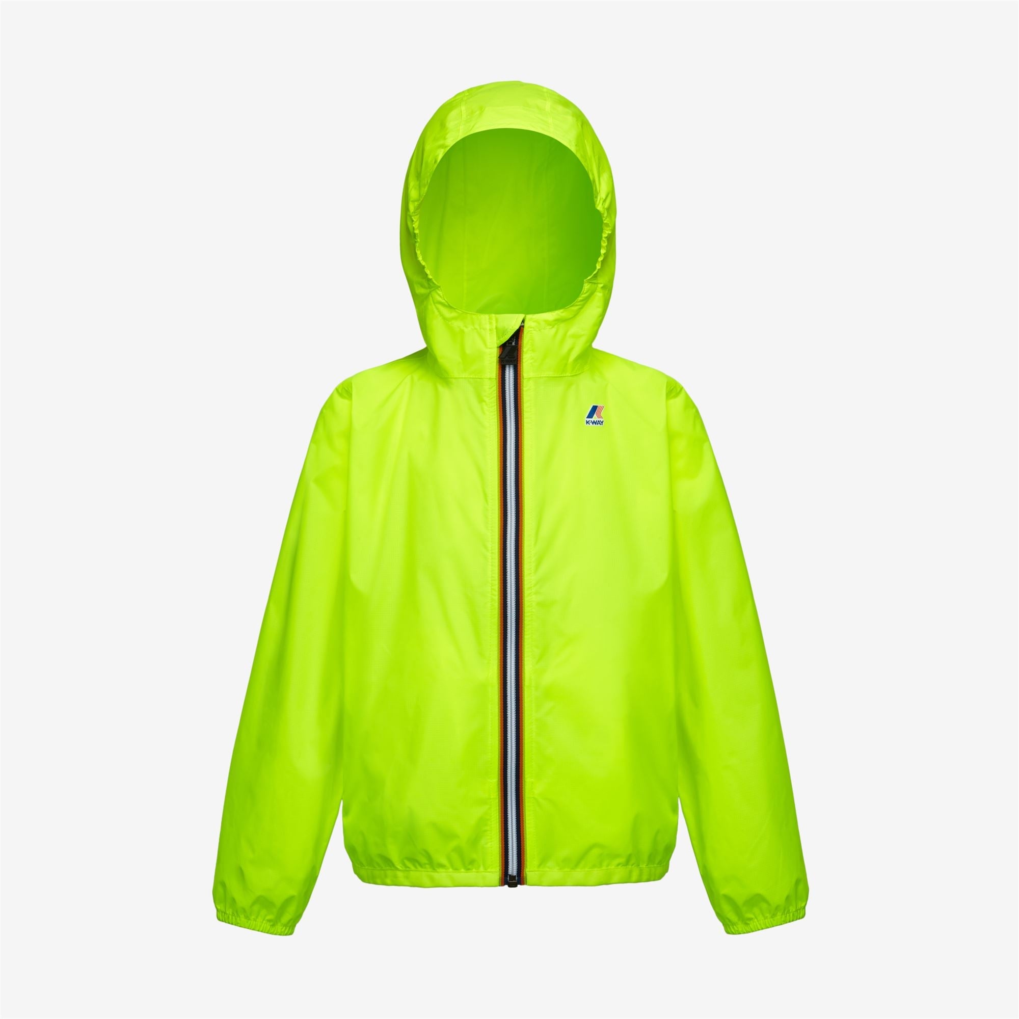 Claude - Kids Packable Full Zip Waterproof Rain Jacket in Yellow Soleil