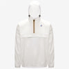 Leon - Packable Quarter Zip Rain Jacket in White
