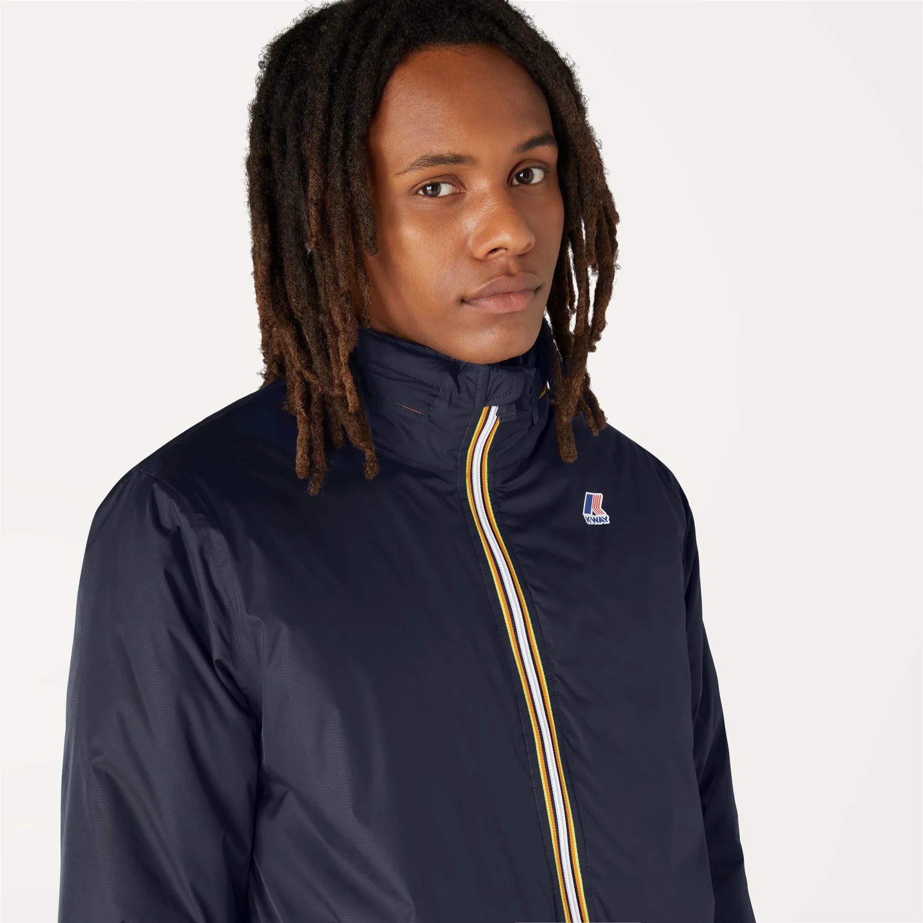 Sam Orsetto - Unisex Sherpa Lined Waterproof Jacket in Blue Depht