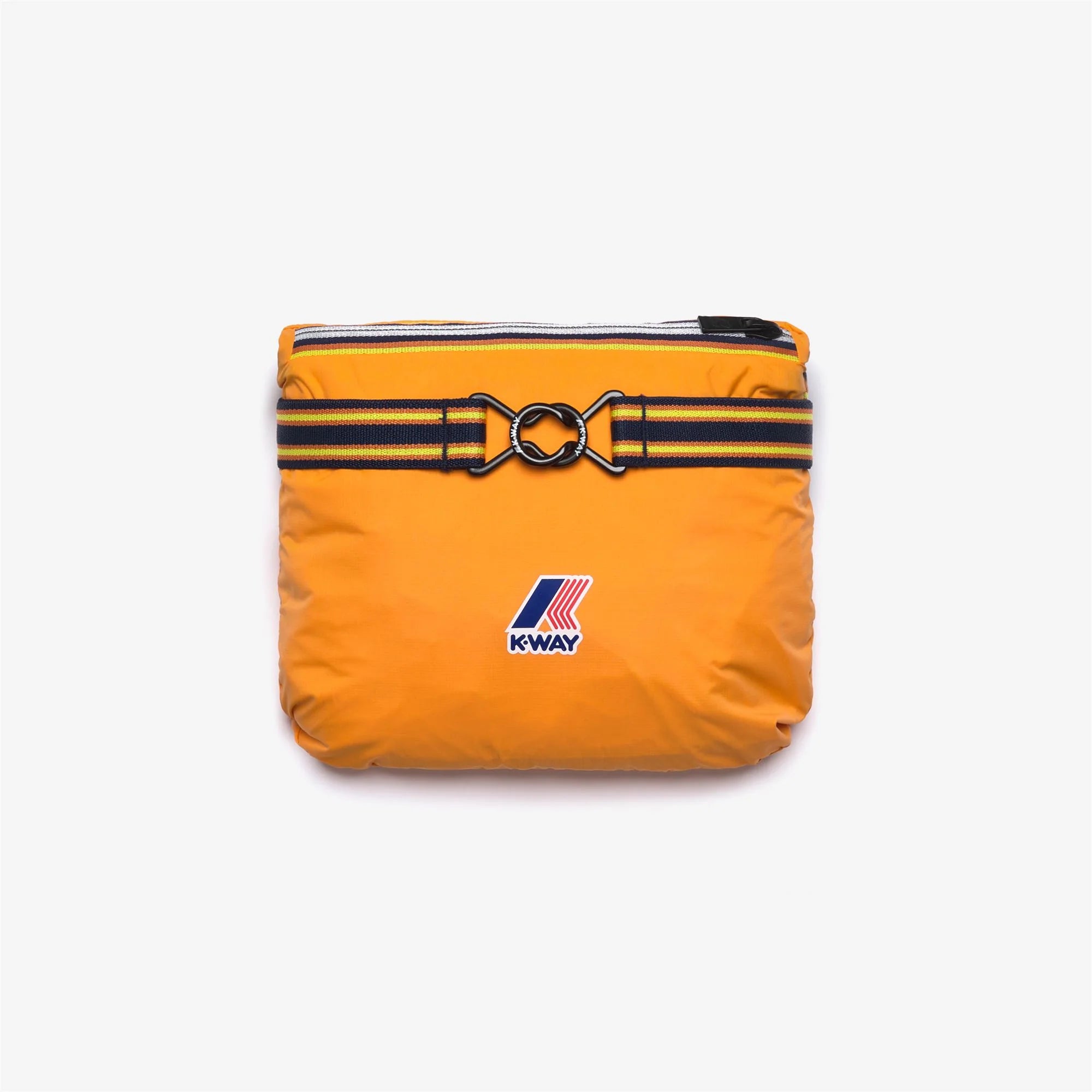 Le Vrai 4.0 Leon - Unisex Packable Quarter Zip Rain Jacket in Orange