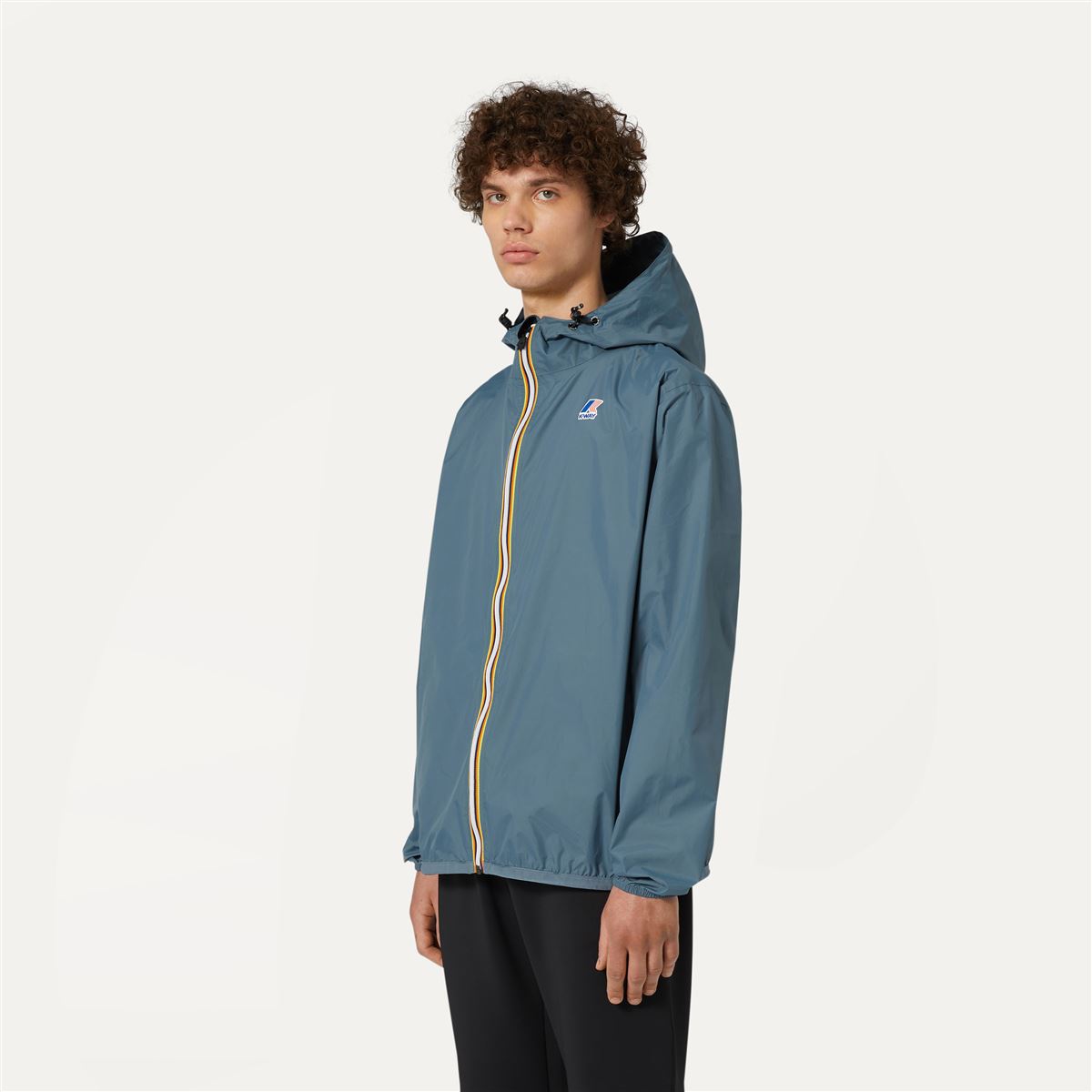 Claude - Unisex Packable Full Zip Waterproof  Rain Jacket in Grey Everest