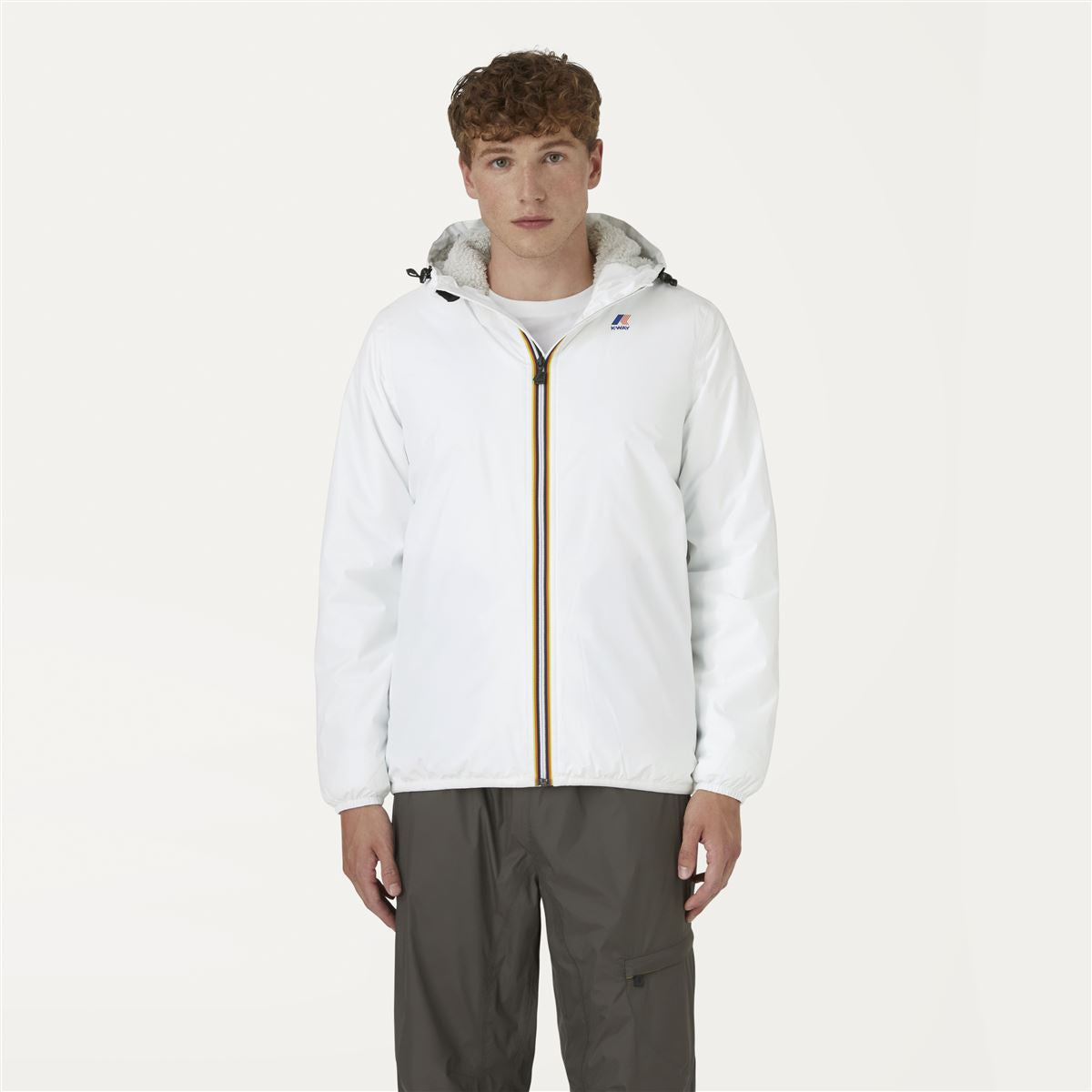 Claude Orsetto - Kids Sherpa Lined Waterproof Jacket in White