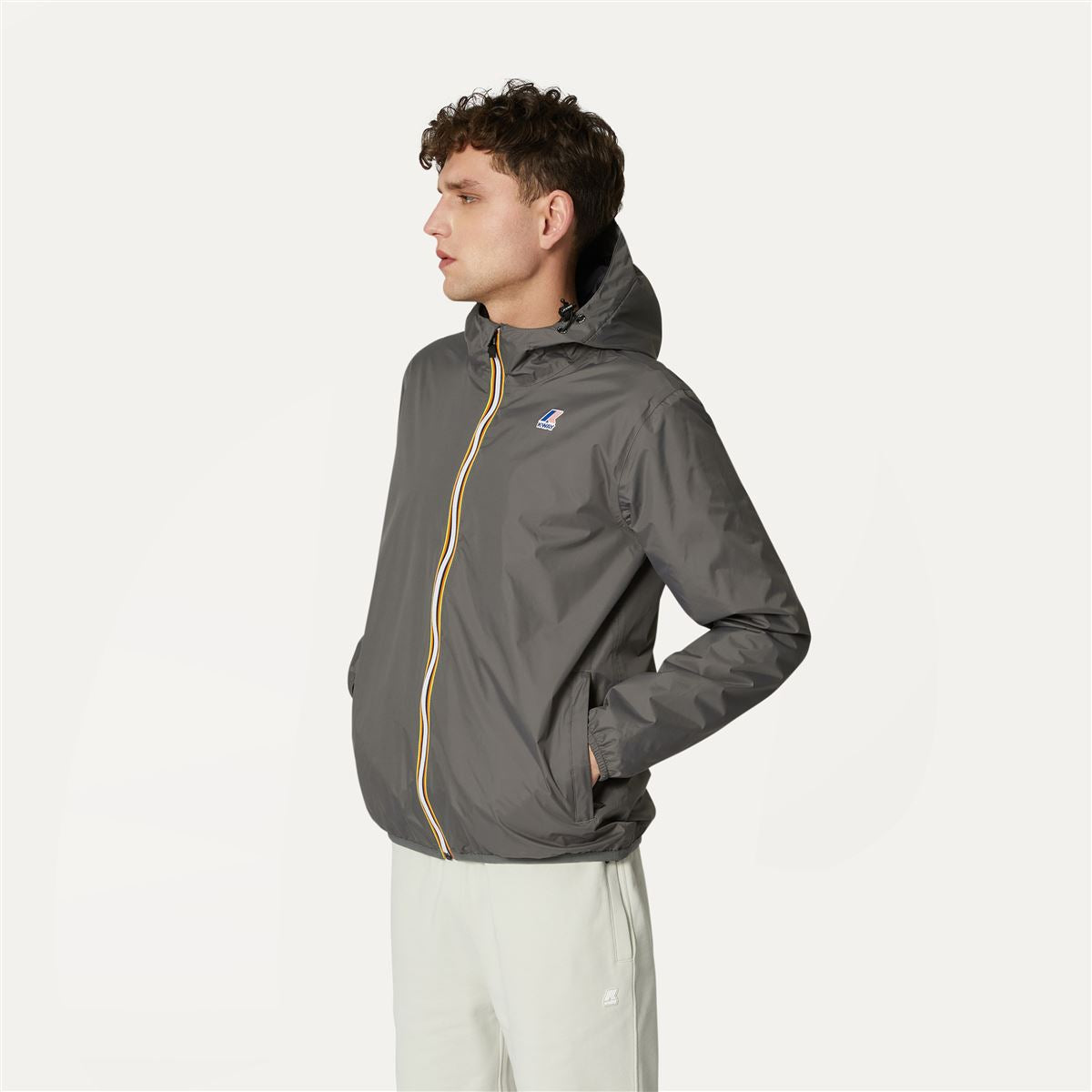 Claude Warm - Unisex Full Zip Waterproof Padded Jacket in Grey Smoked