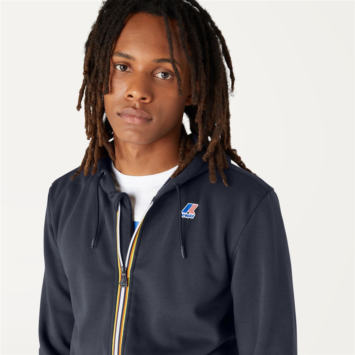Arnel - Unisex Hooded Fleece Sweatshirt in Blue Depht