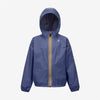 Claude - Kids Packable Full Zip Waterproof Rain Jacket in Blue Indigo