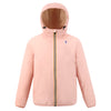 Claude Orsetto - Unisex Sherpa Lined Waterproof Full Zip Rain Jacket in Pink Intense