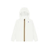 Claude - Kids Packable Full Zip Rain Jacket in White