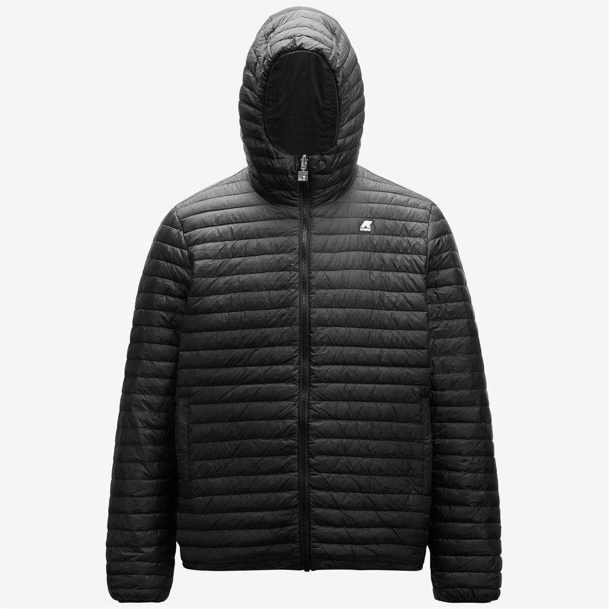 Jukes Thermo Light Double - Reversible Men Hooded Jacket in Black Pure