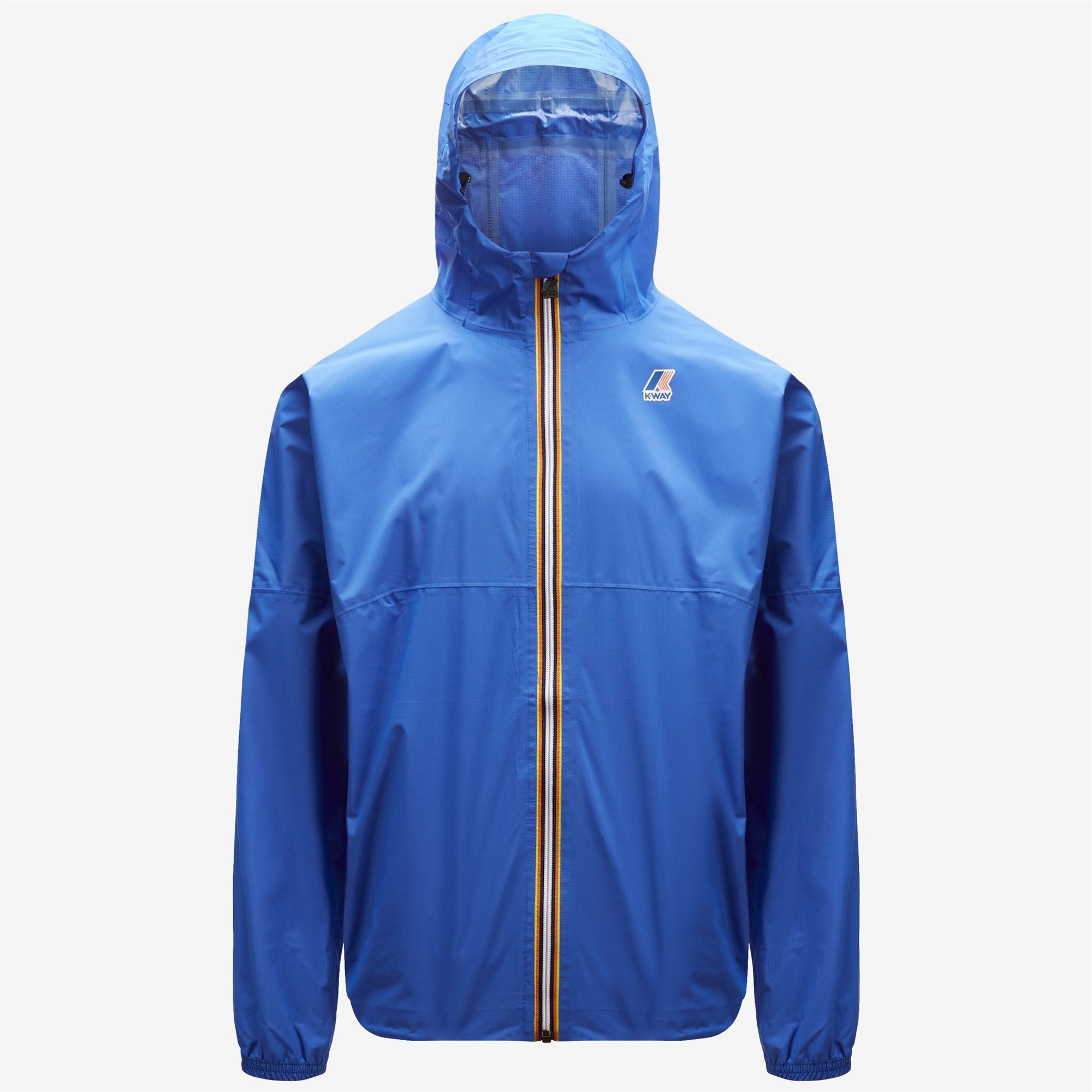Amiable Claude Packable Full Zip Rain Recycled Jacket in Blue RoyalàAmiable Claude Packable Full Zip Rain Recycled Jacket in Blue Royal