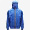 Amiable Claude - Packable Full Zip Rain Jacket in Blue Royal