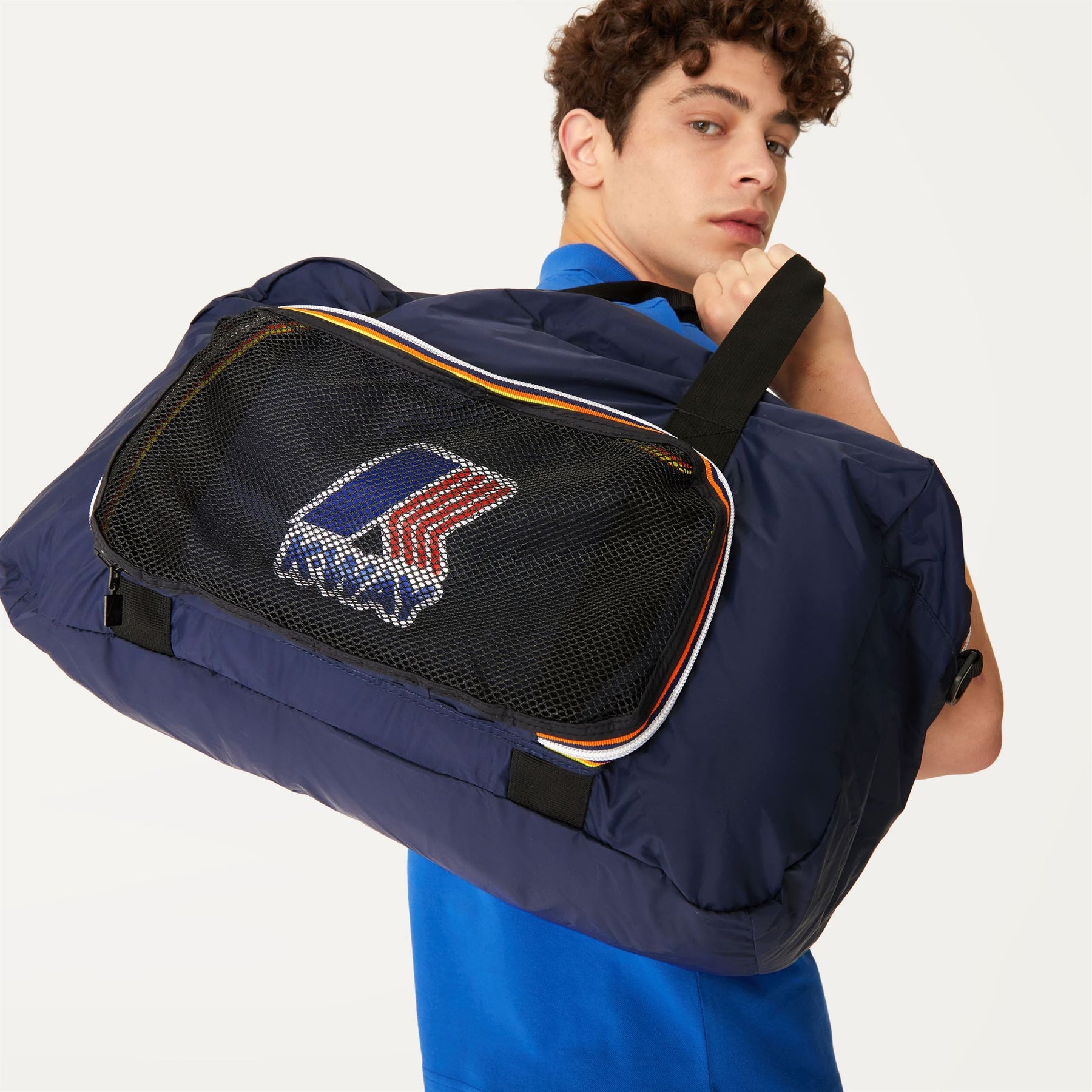 Emilien - Packable Ripstop Duffle Bag in Blue Depht