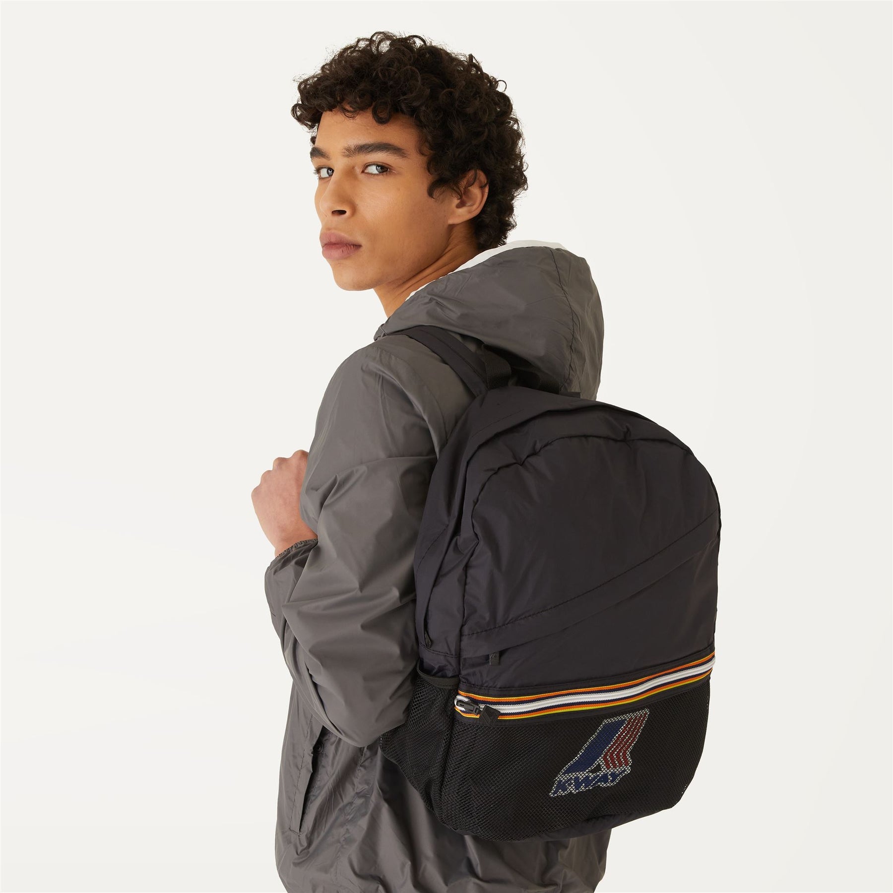 Francois - Packable Ripstop Backpack in Black Pure