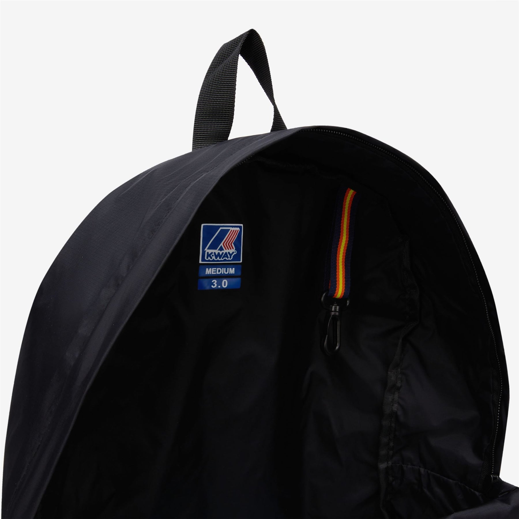 Francois - Packable Ripstop Backpack in Black Pure