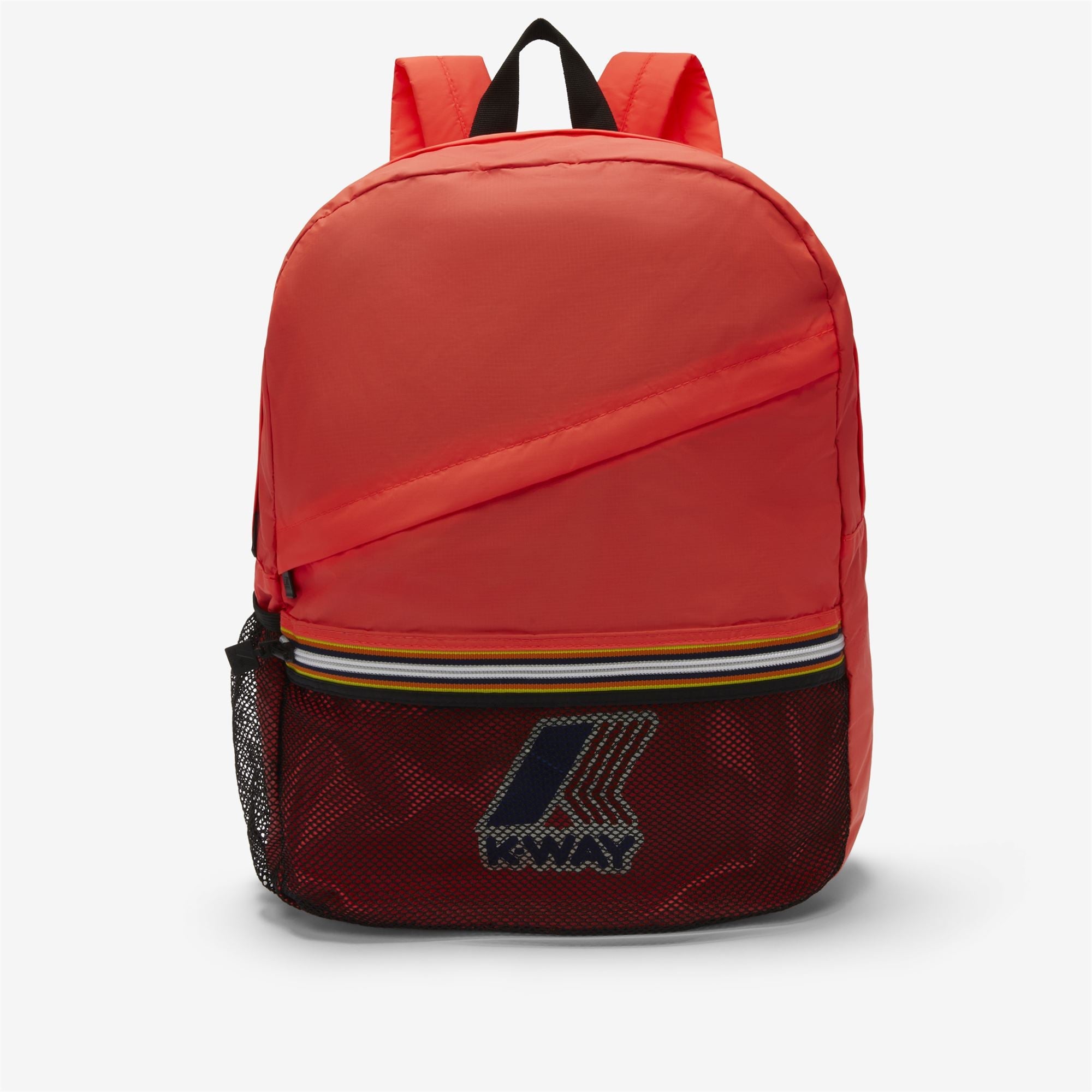Francois - Packable Ripstop Backpack in Red Papavero