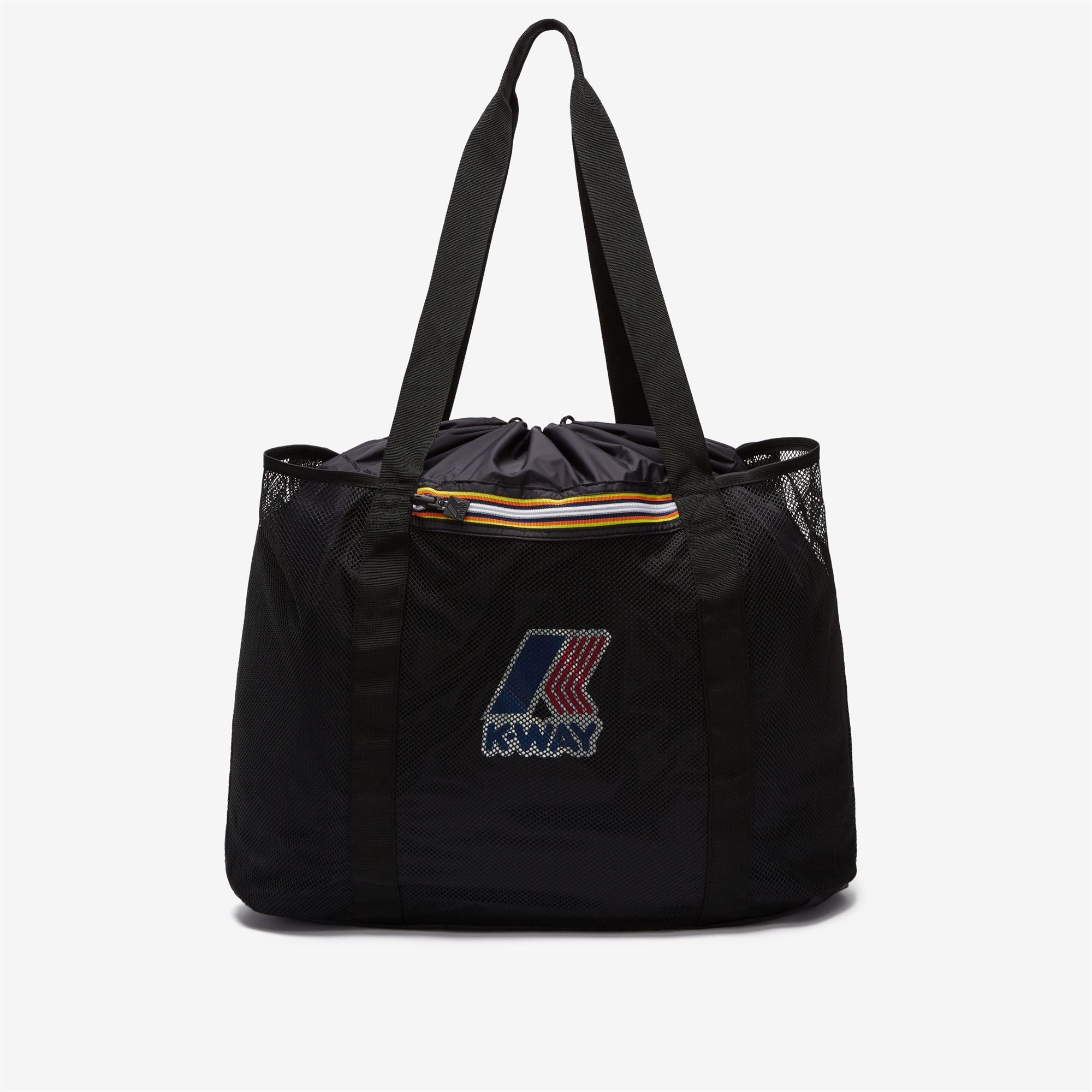 Isa - Packable Waterproof Tote Bag in Black Pure