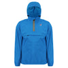 Leon - Packable Quarter Zip Rain Jacket in Turquoise Dk