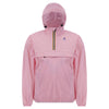 Leon - Packable Quarter Zip Rain Jacket in Pink