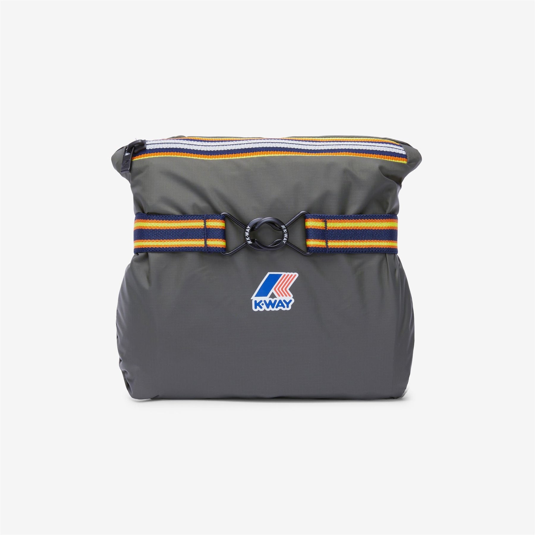 Claude - Unisex Packable Full Zip Waterproof  Rain Jacket in Grey Smoked