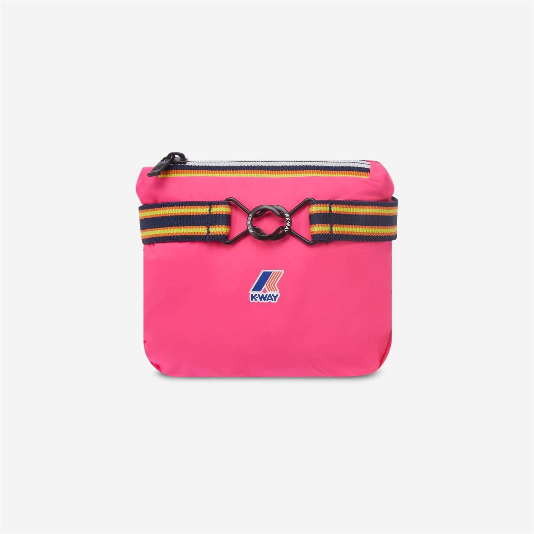 Claude - Kids Packable Full Zip Rain Jacket in Pink Intense