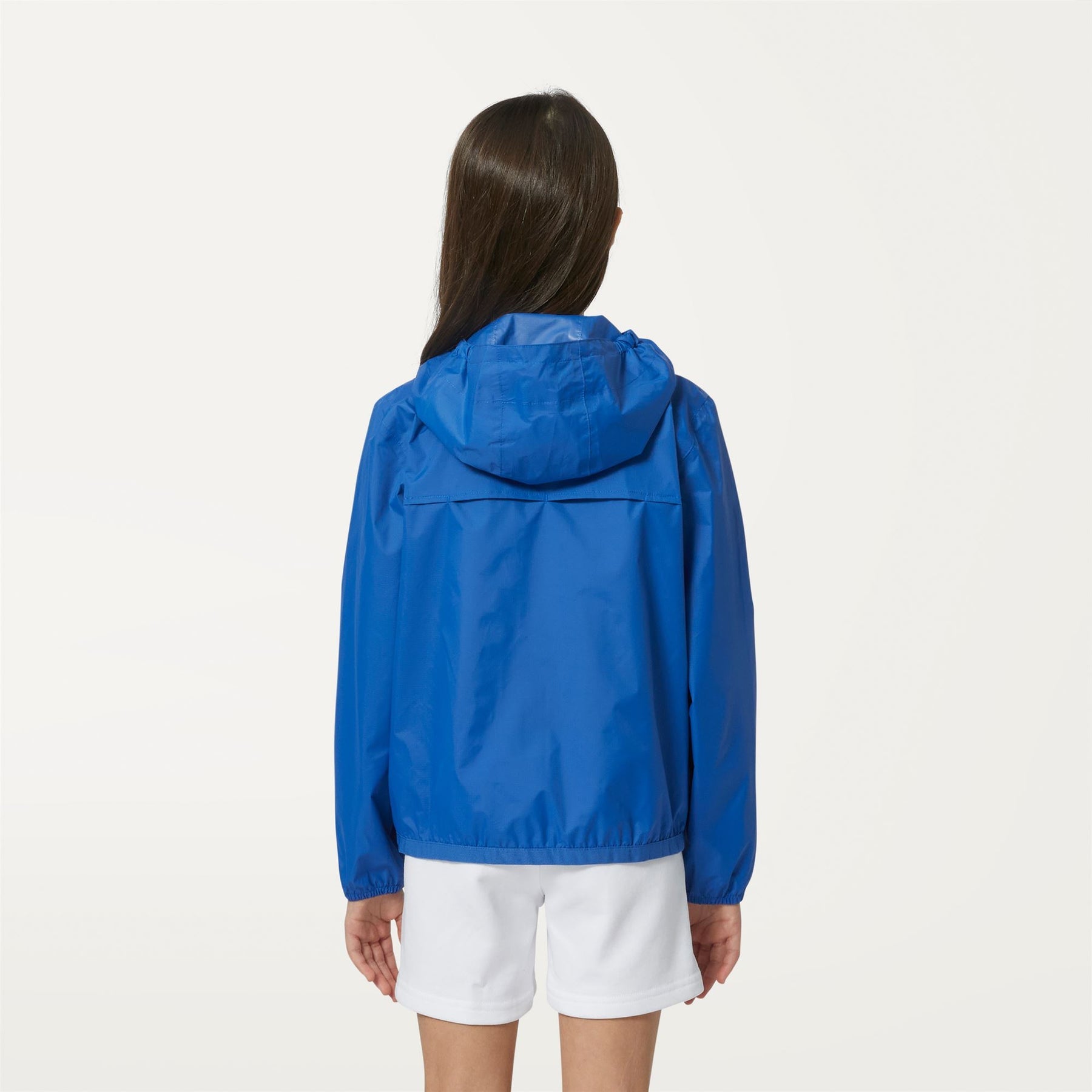 Claude - Kids Packable Full Zip Rain Jacket in Blue Royal Marine