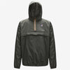 Leon - Packable Quarter Zip Rain Jacket in Black Torba