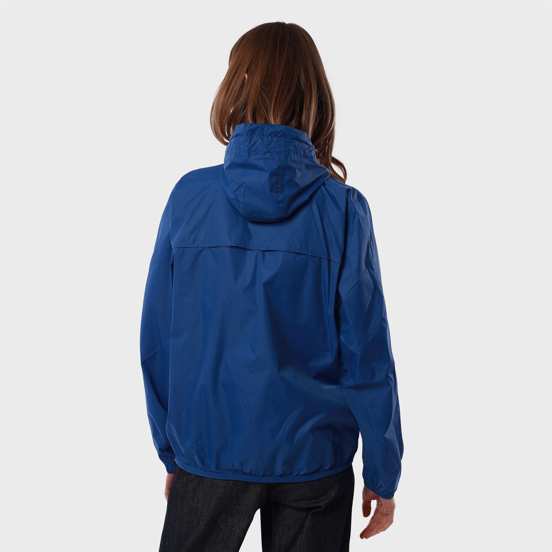 Leon - Packable Quarter Zip Rain Jacket in Blue Royal