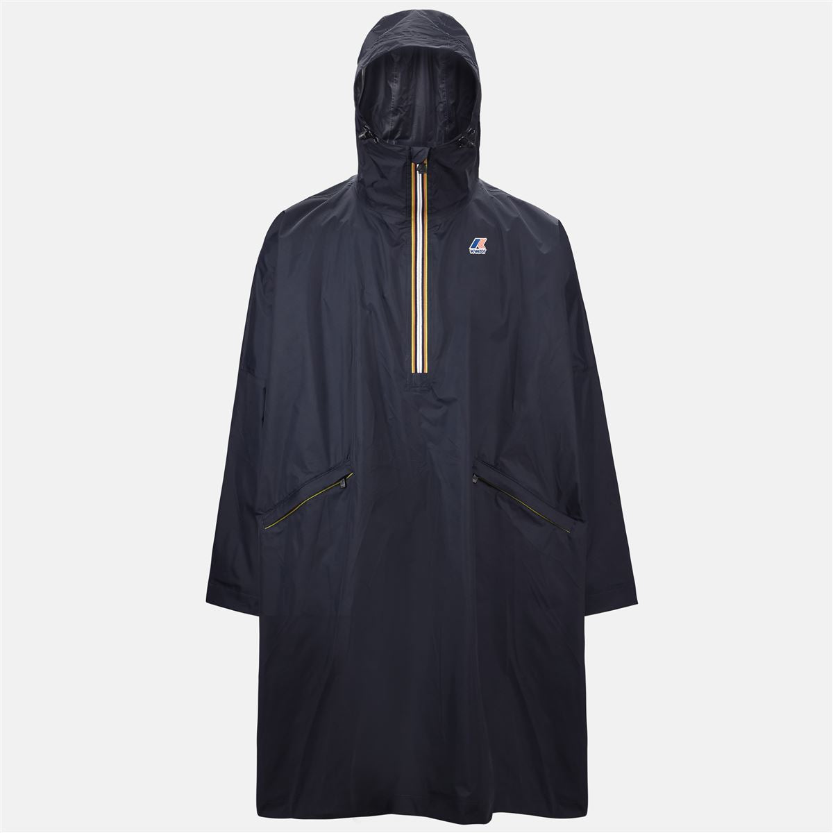 Terence - Unisex Waterproof Packable Poncho in Blue Depht